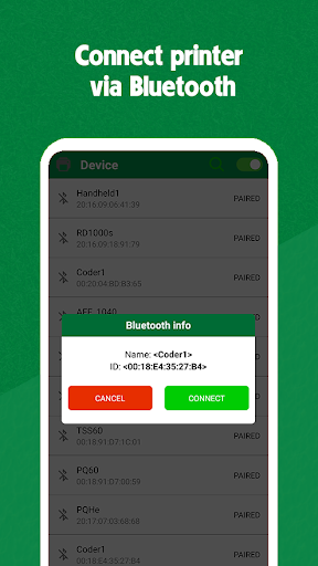 Android application MSSC Smart-Jet Printer screenshort