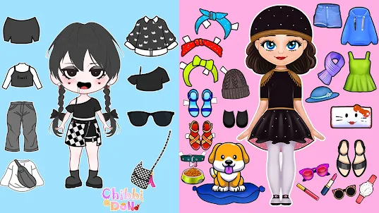 Chibi Dolls Dress Up Girl Game