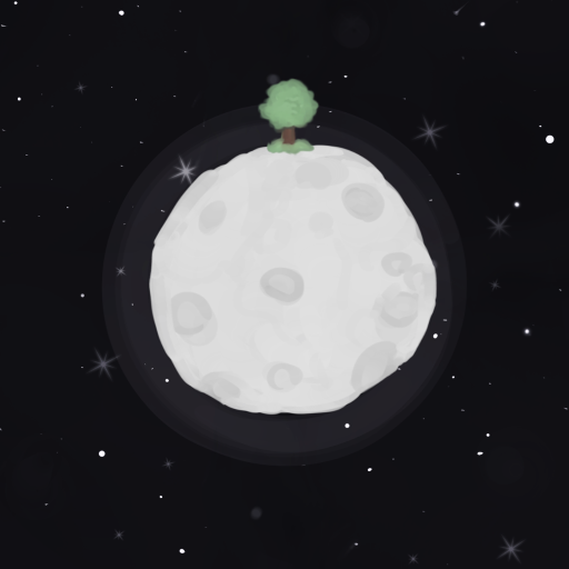tree on moon logo