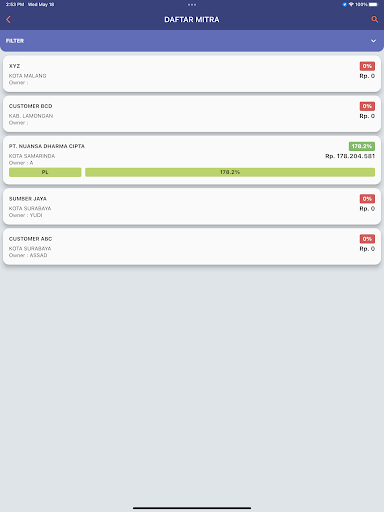 Olympic Sales Assistant Screen 3