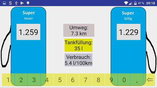 tanken - Umweg ok? Screen 3