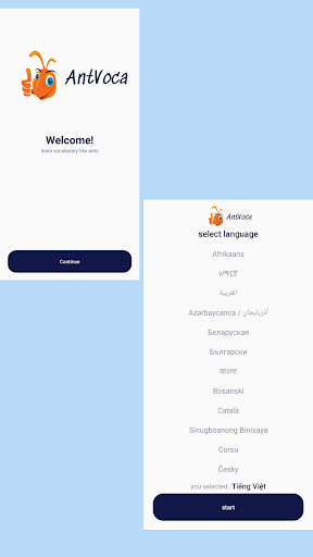 Android application Kosakata Bahasa Inggris screenshort