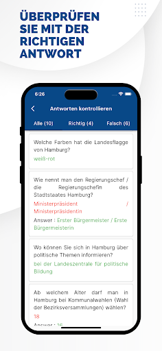 Screenshot of Einbürgerungstest - 2024