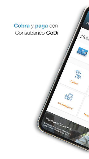 Android application Consubanco CoDi screenshort