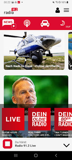 Radio 91.2 Screen 2
