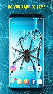 экран блокировки паука