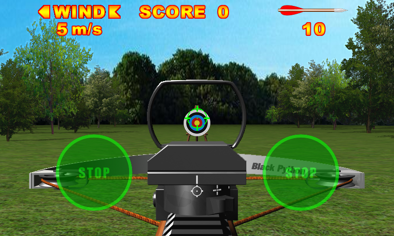 Android application Crossbow Shooting deluxe screenshort