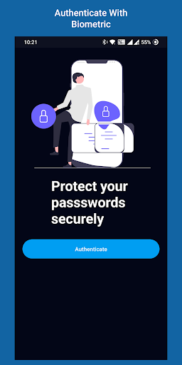 Android application Password Manager screenshort