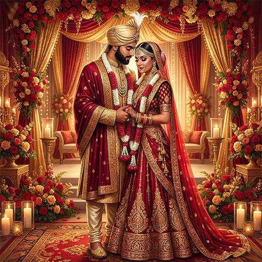 Indian Bride: Wedding Dress Up
