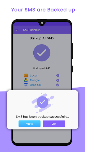 SMS Backup and Restore Screen 3