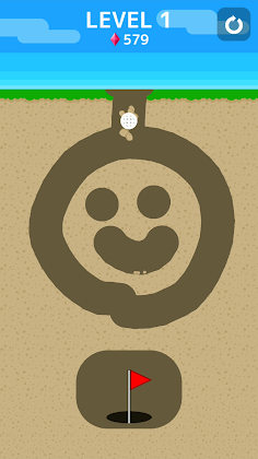 Dig it your way! - Ballz Cave - Screenshot 1