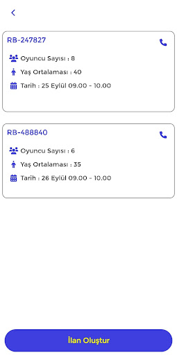 Yönder Halı Saha ekran görüntüsü