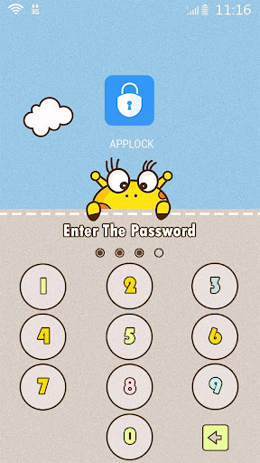 AppLock Theme Giraffe Prince Screen 2
