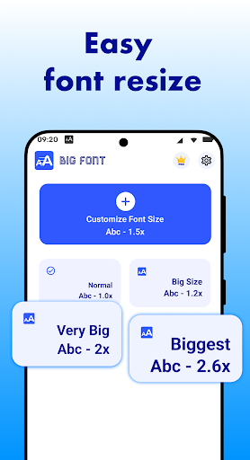 Big Font - Big Text Size Screen 3