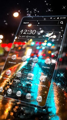 シンプルで美しい雨ミッドウェイのテーマロマンチックで雨の多い街の壁紙 Androidアプリ Applion
