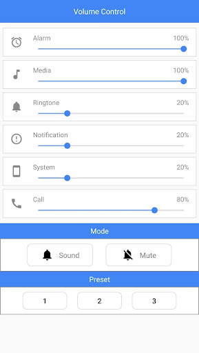 Easy Volume Control Screen 2