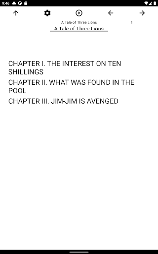 Book, A Tale of Three Lions Screen 3