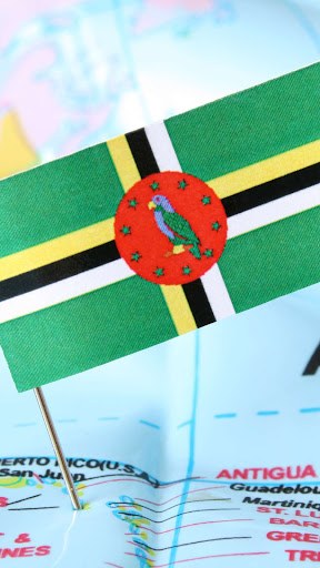 Android application Dominica flag screenshort