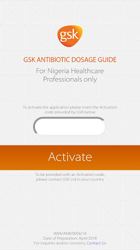 Nigeria GSK Antibiotics Dosage