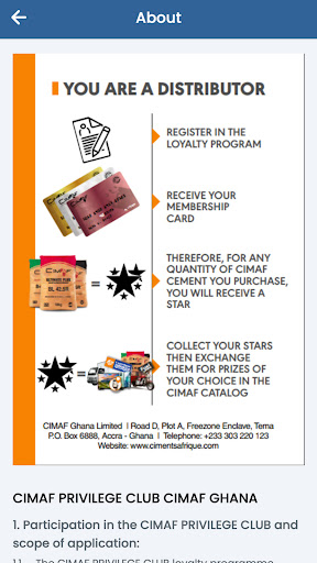 CIMAF GHANA Loyalty Screen 3