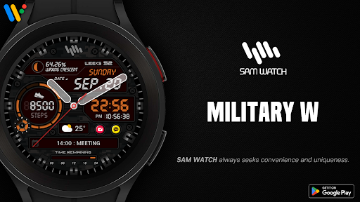 Android application SamWatch Military W screenshort