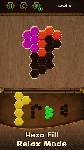 Android application Block Hexa Puzzle screenshort