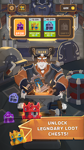 Forge Titans: Idle RPG Clicker