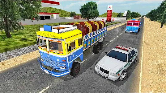 Cargo Truck Driver Transport