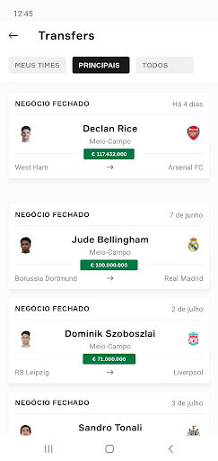 OneFootball Resultados Futebol — Screenshot 6