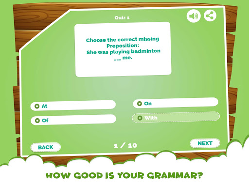 Learn Prepositions Quiz Kids Screen 3