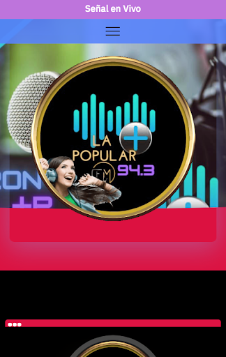 Radio La Mas Popular Screen 2