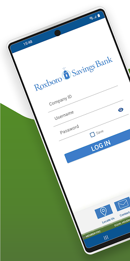 Android application Roxboro Savings Bank Biz screenshort