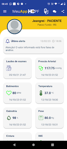 HC + Saúde Screen 2