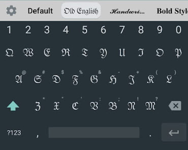 Captura de Pantalla 15 Fonts Keyboard - Fancy Text android