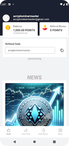 Crypto Faucet Zone Screen 3