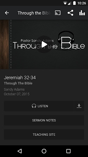 Screenshot of Sandy Adams