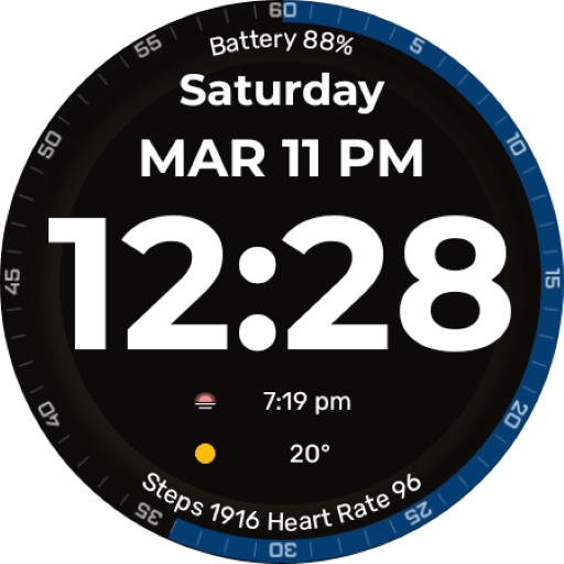 CDL Big Digital Watch Face logo