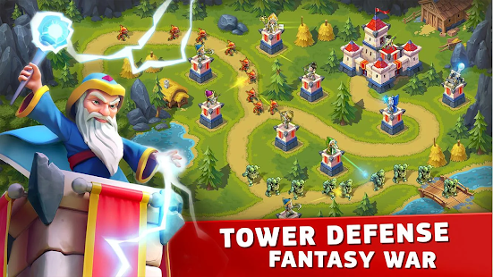 Toy Defense Fantasy - Jogo de Tower Defense