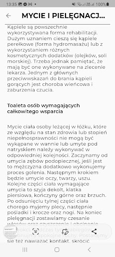 Android application Baza Wiedzy Dobrego Wsparcia screenshort