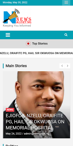 News Alert App Screen 2