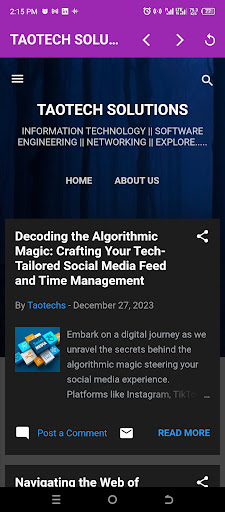 Android application Taotech Solutions screenshort