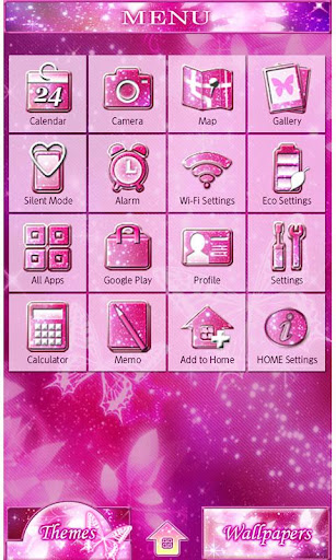 Wallpaper Cosmic Butterflies Screen 2