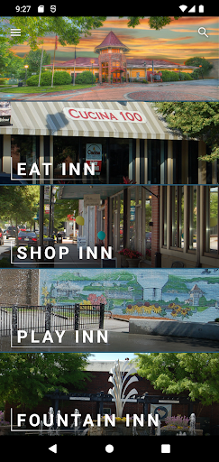 Android application Explore Fountain Inn screenshort