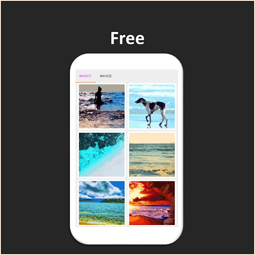 Color by Number - wave Screen 2