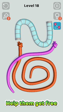 Game screenshot Tangled Snakes hack