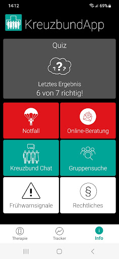 Android application KreuzbundApp screenshort