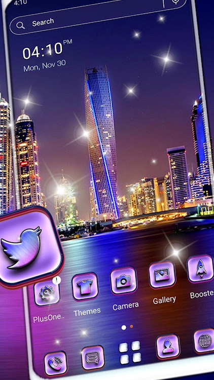 City Night Lights Theme - 3.1 - (Android)