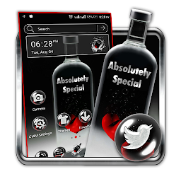 Image de l'icône Black Bottle Launcher Theme