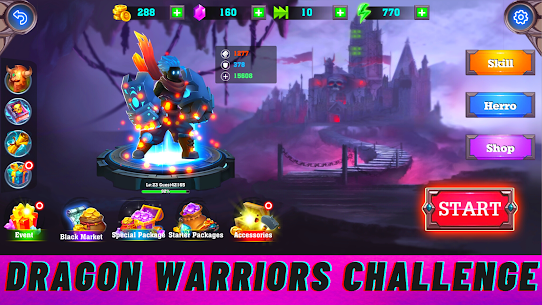 Dragon Warriors Challenge MOD APK (Unlimited Money) Download 1