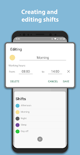 Simple Shift – work schedule (PRO) 1.25.2 Apk 3